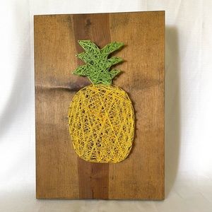 Handmade pineapple string art